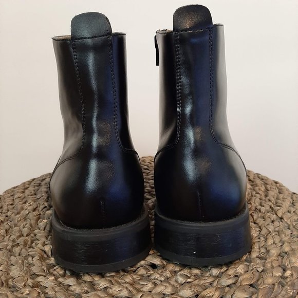 SOLD! Giorgio Brutini Mens Black Leather Boot 11.5 - Picture 2 of 9